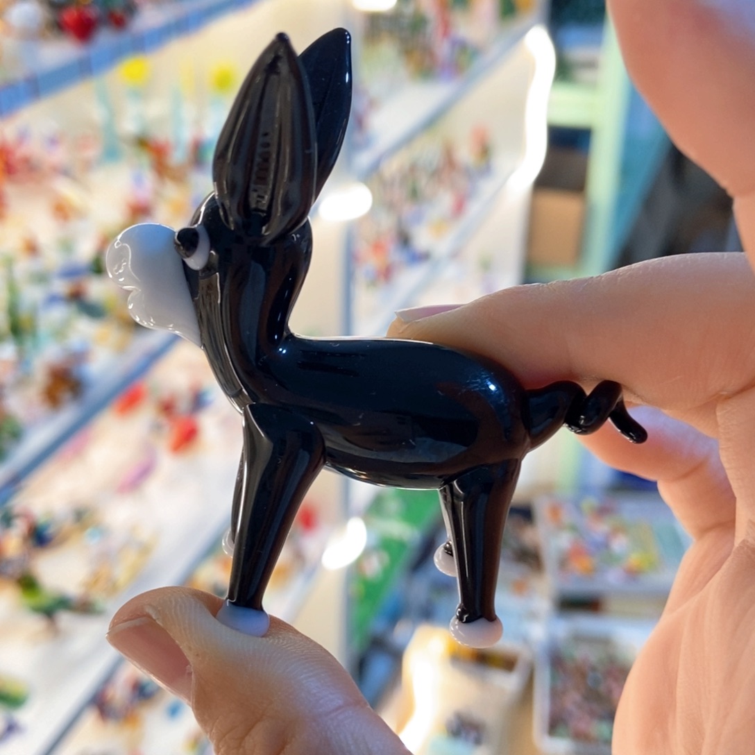 琉璃手工艺品黑驴
