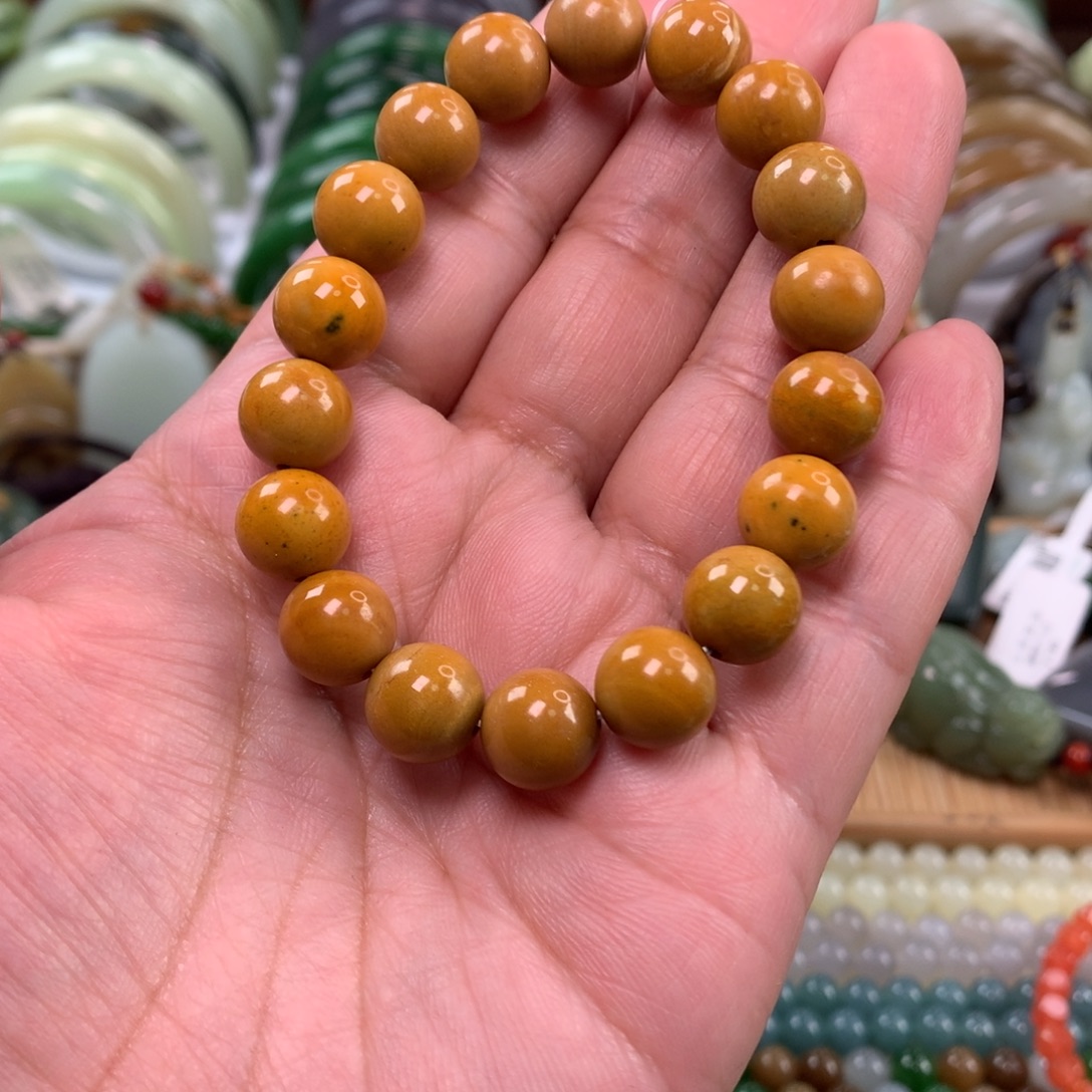 和田玉未镶嵌手链卡10