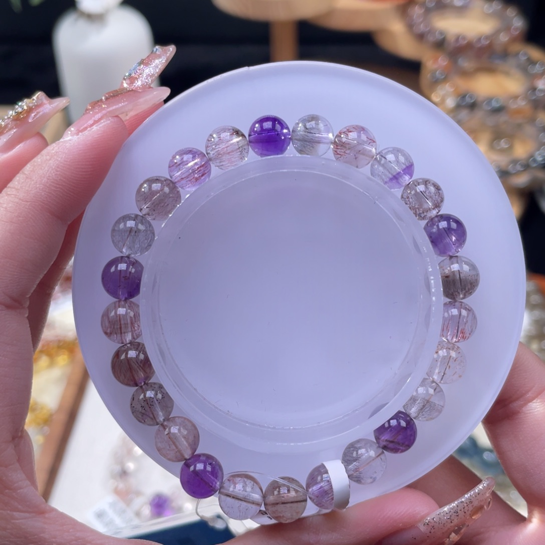 水晶手串未镶嵌o**e超七