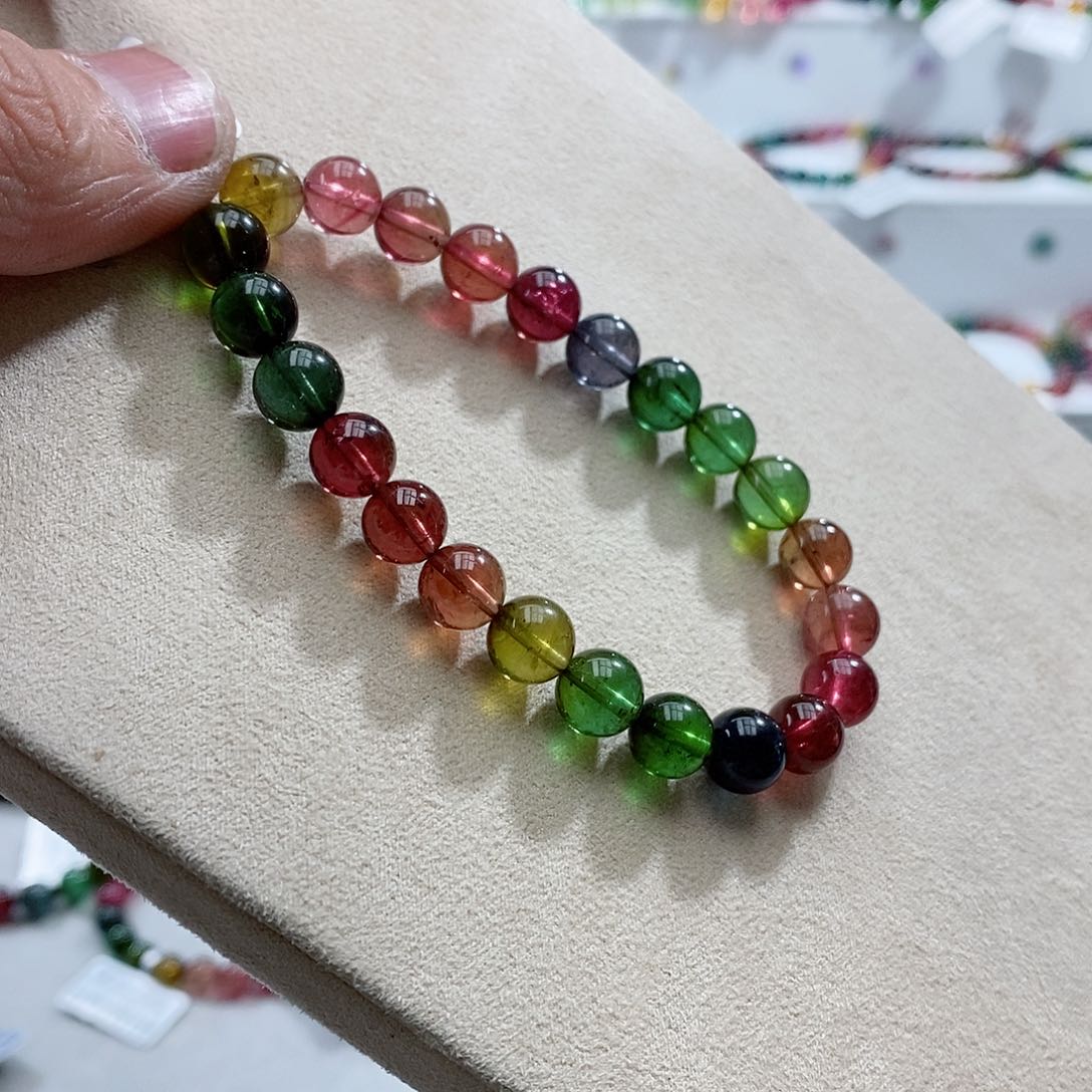 碧玺手链未镶嵌芯**浴手链