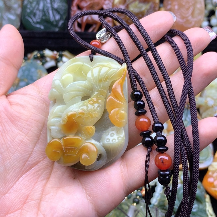 岫玉挂坠未镶嵌搏*搏