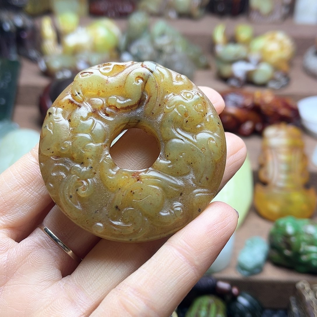 白玉菩提吊坠135。。