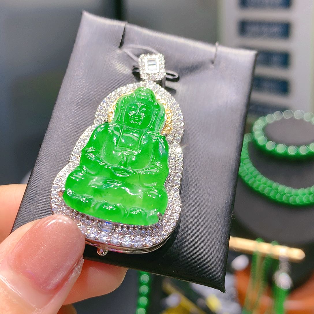 翡翠颈饰未镶嵌9甄选qj