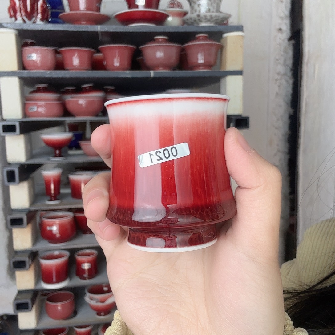 瓷片景德镇郎红陶瓷