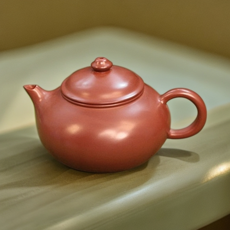 寒江大容量约160cc·潮州全手工朱泥泡茶壶功夫茶具实用好物