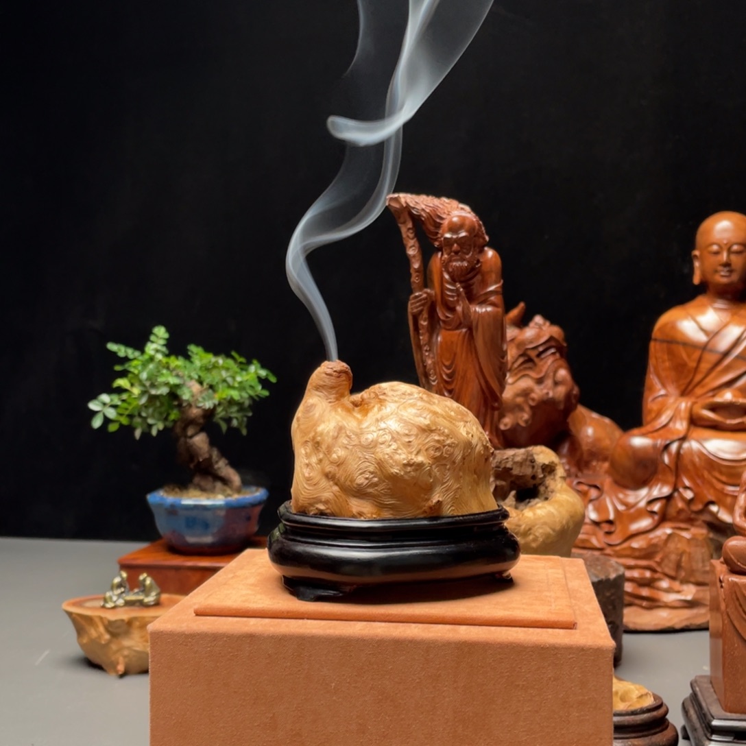 香榧木永**弃荔枝木香炉