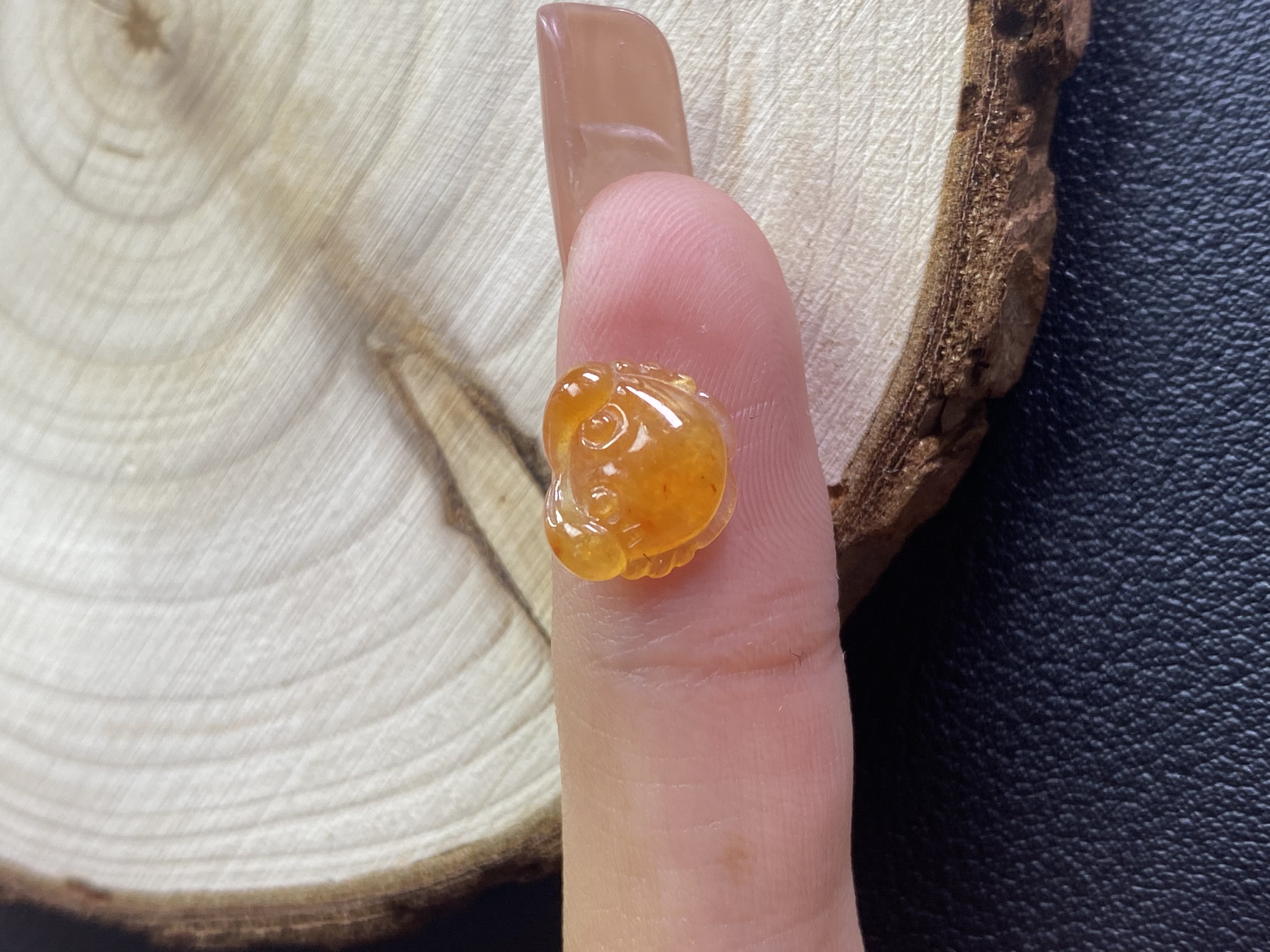 天然缅甸翡翠a货螃蟹