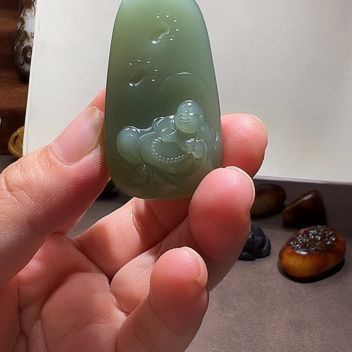 吊坠(不含链)未镶嵌和田玉