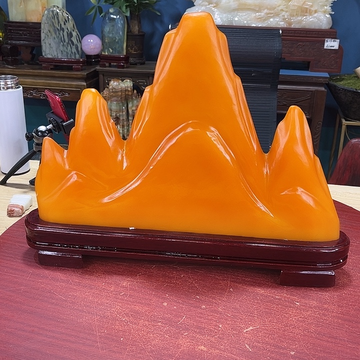 傻***瓜石材天然玉石摆件