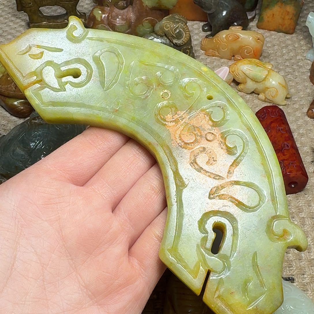 白玉菩提吊坠挂件