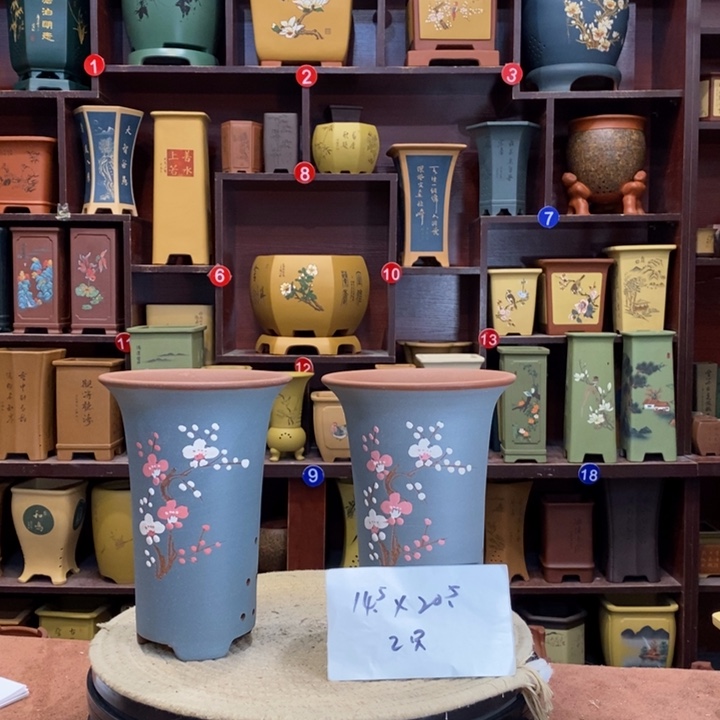 紫砂花盆紫砂艺人