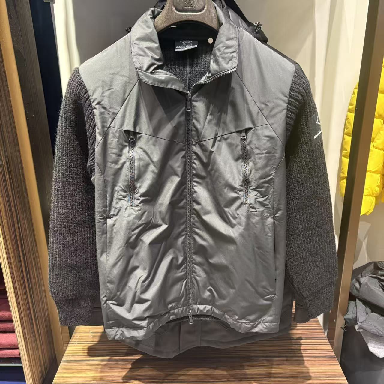 保鲨 不退换 白山系列羊毛拼接棉服夹克 下单联系客服