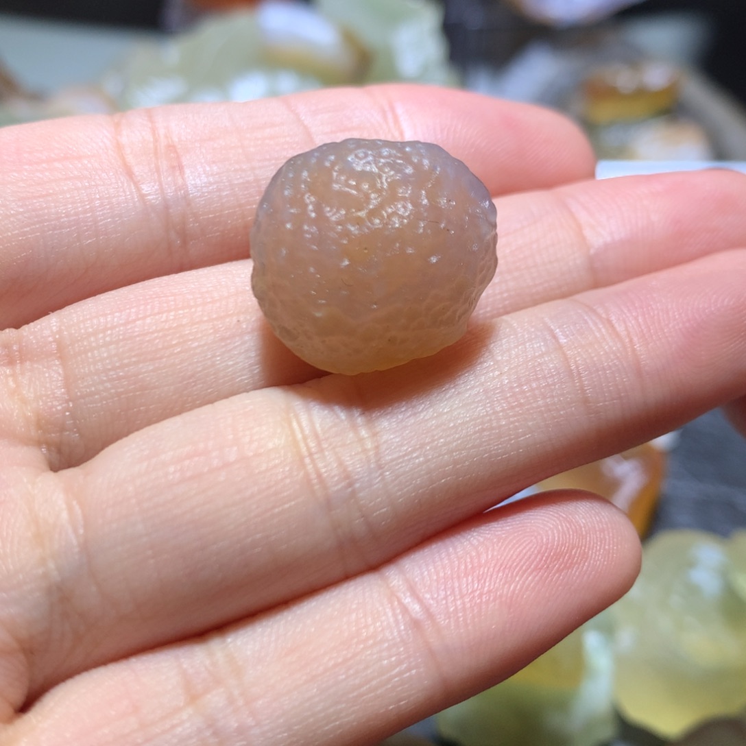 陶瓷糖心圆圆麻皮已打孔