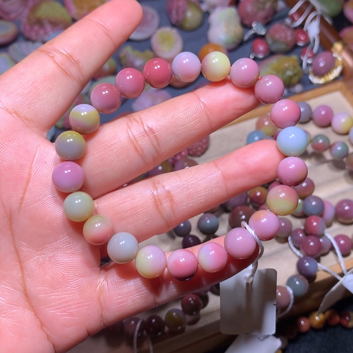 玛瑙/玉髓未镶嵌手链盐源玛瑙