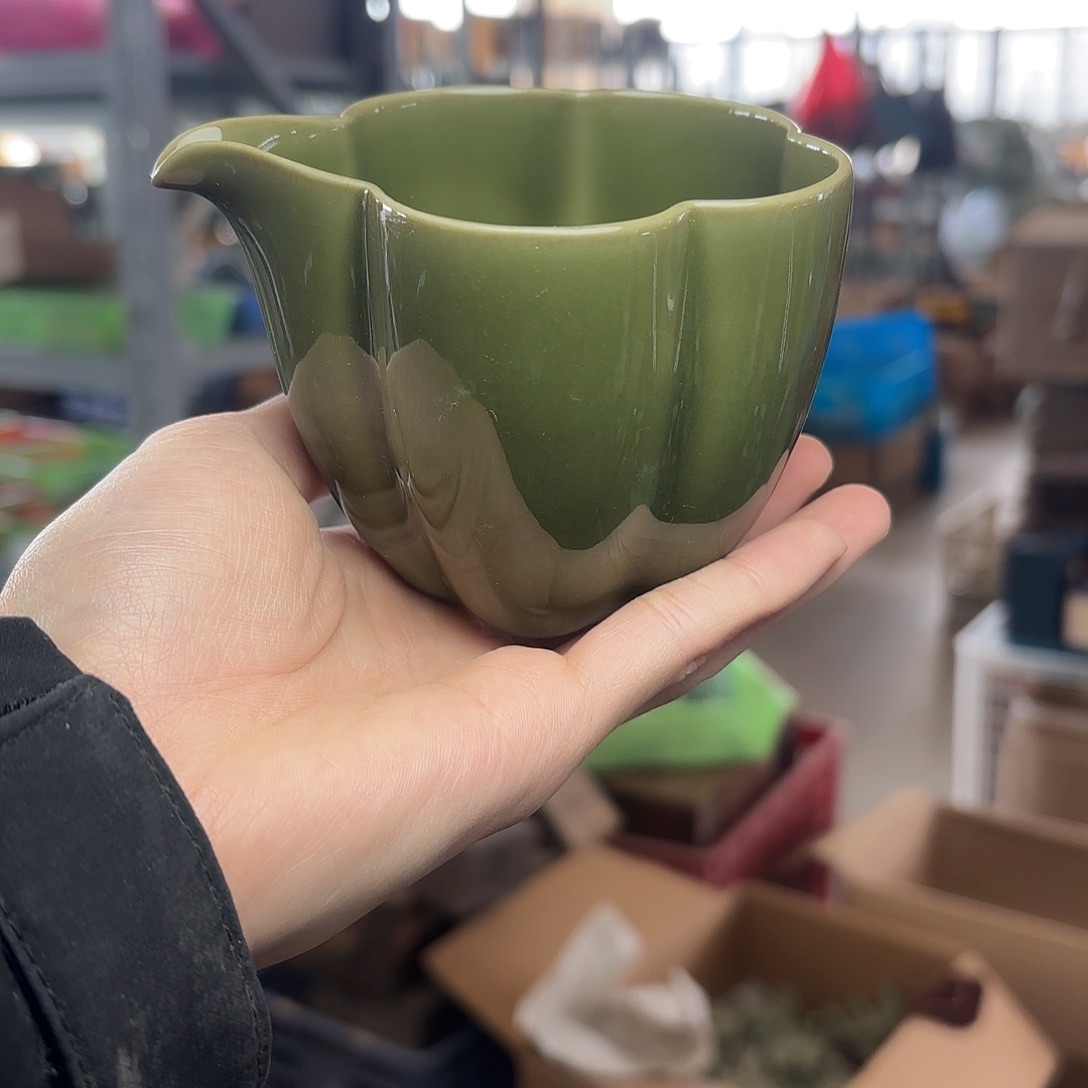 龙泉云间青瓷小米茶器