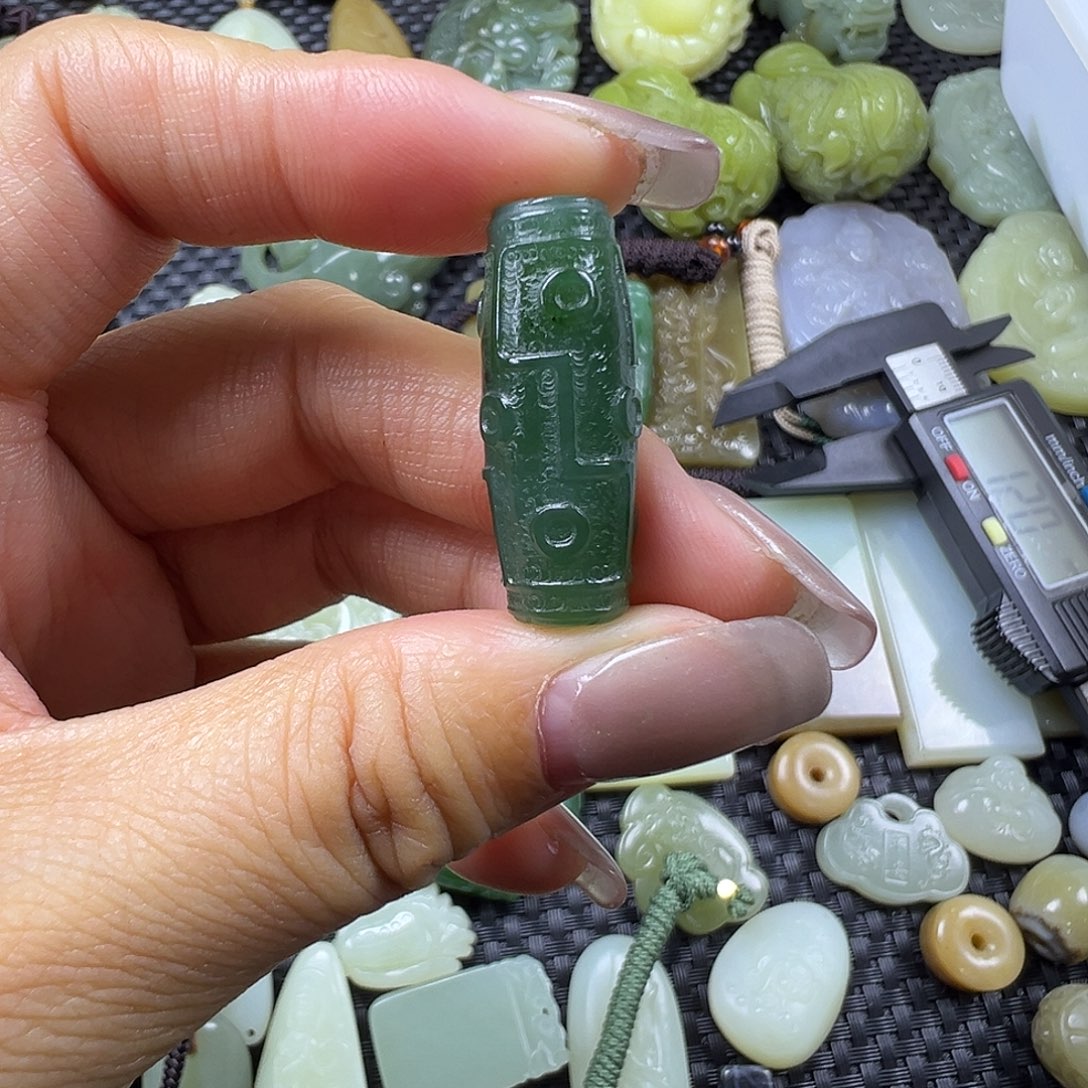 a***使和田玉未镶嵌吊坠(不含链)福利漏，不退不换