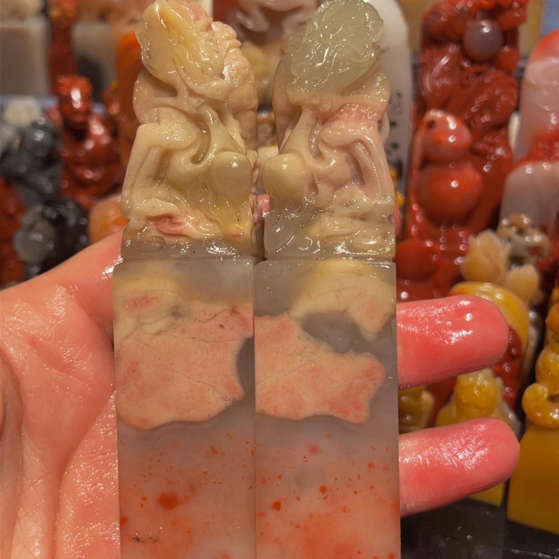 寿山石印石精美寿山