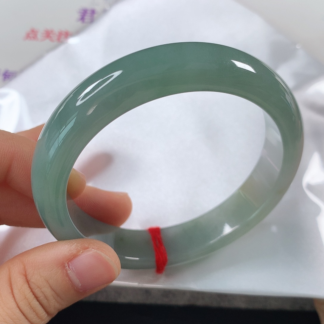 翡翠手镯未镶嵌 正圈①③②