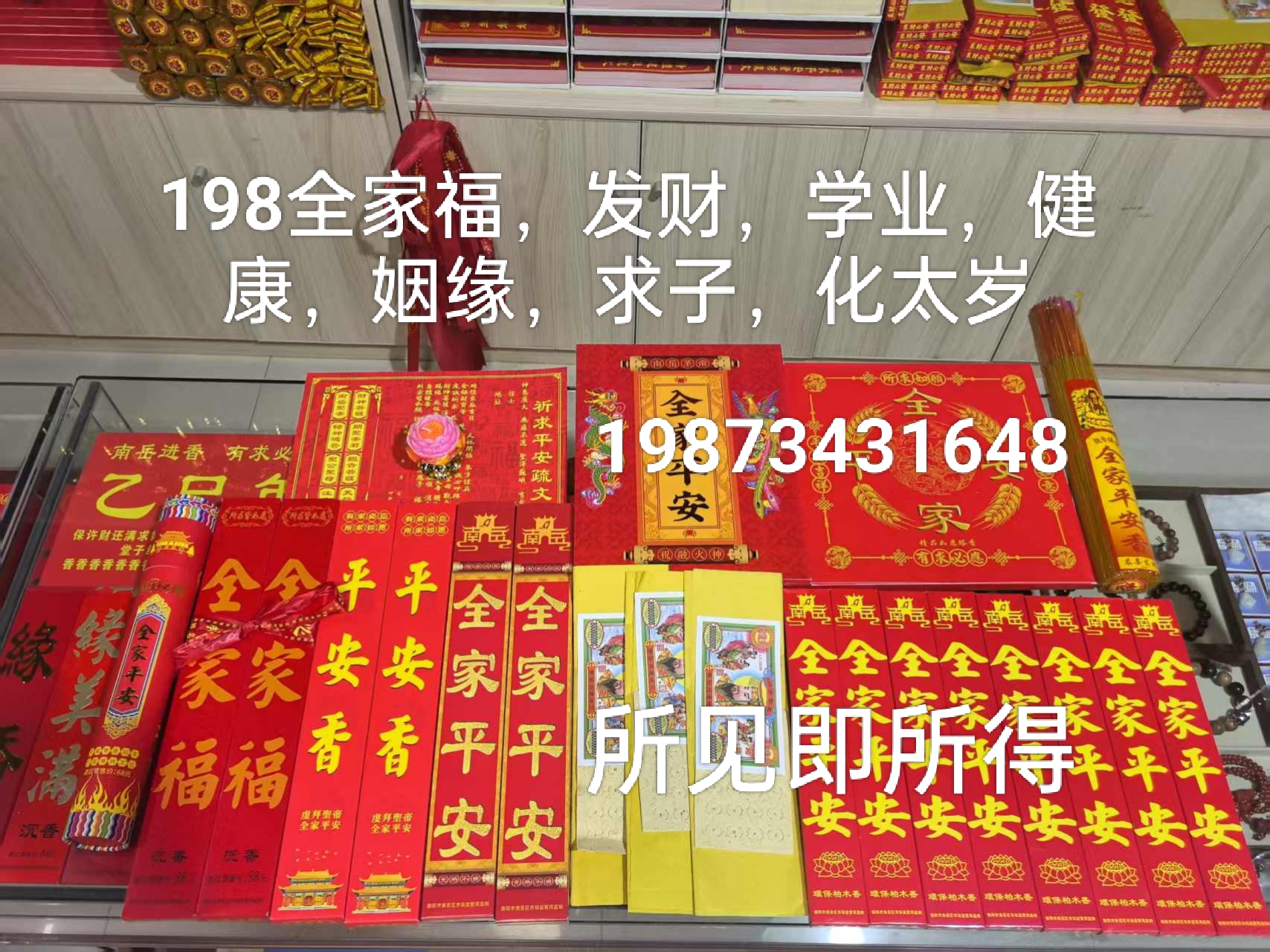 全家福，发财，学业，健康，求子，姻缘，化太岁等+导游+停车+高铁接送