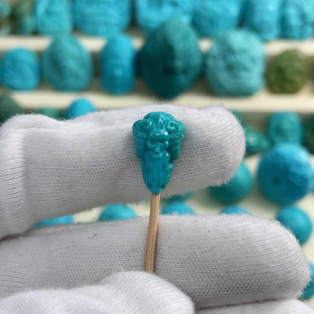 绿松石颈饰未镶嵌卡10-15.5