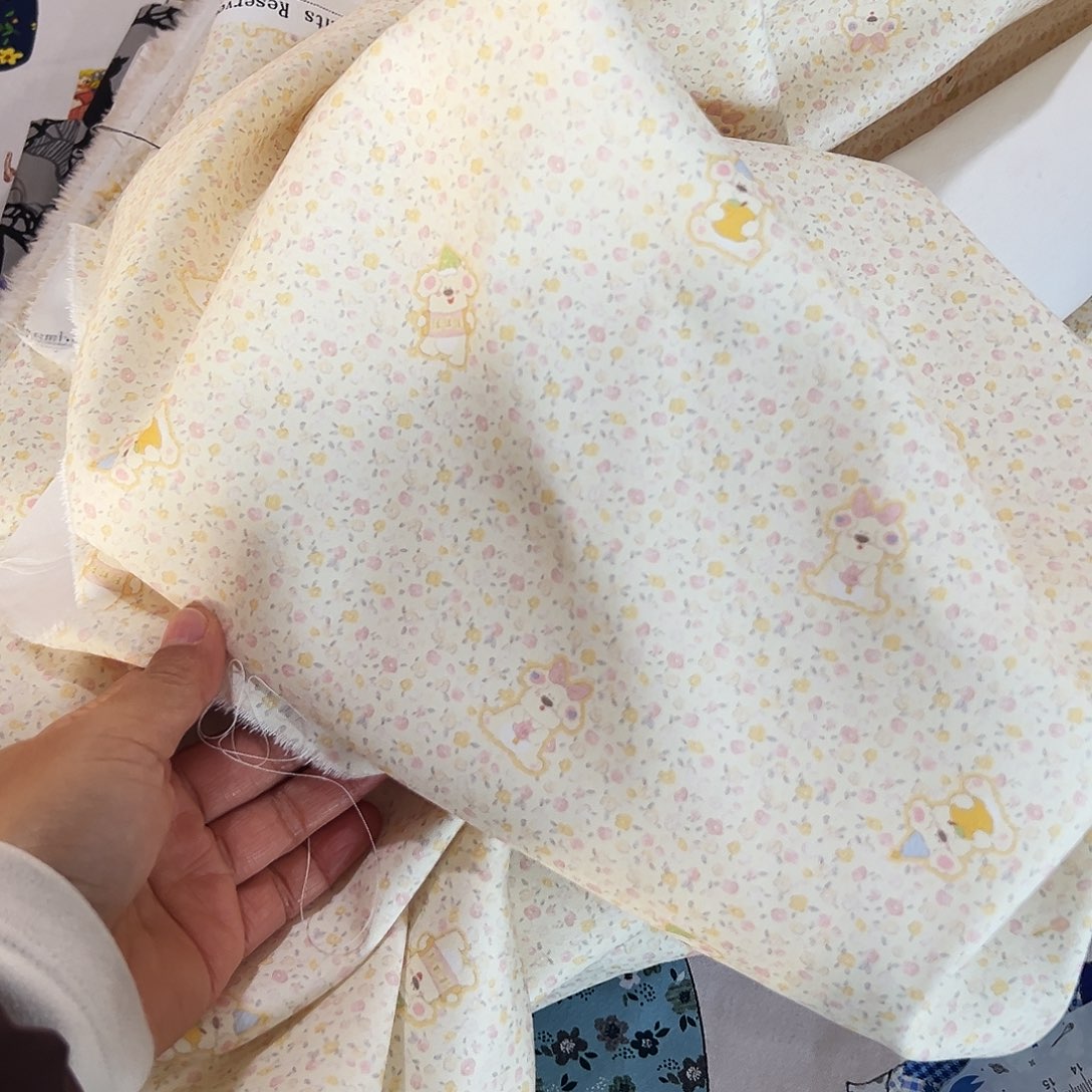 棉一米价纯棉双层府绸1.4米宽果子直播台地