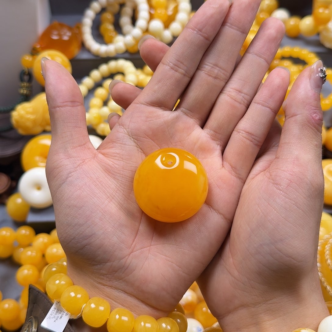 蜜蜡珠宝奇石未镶嵌公主扣