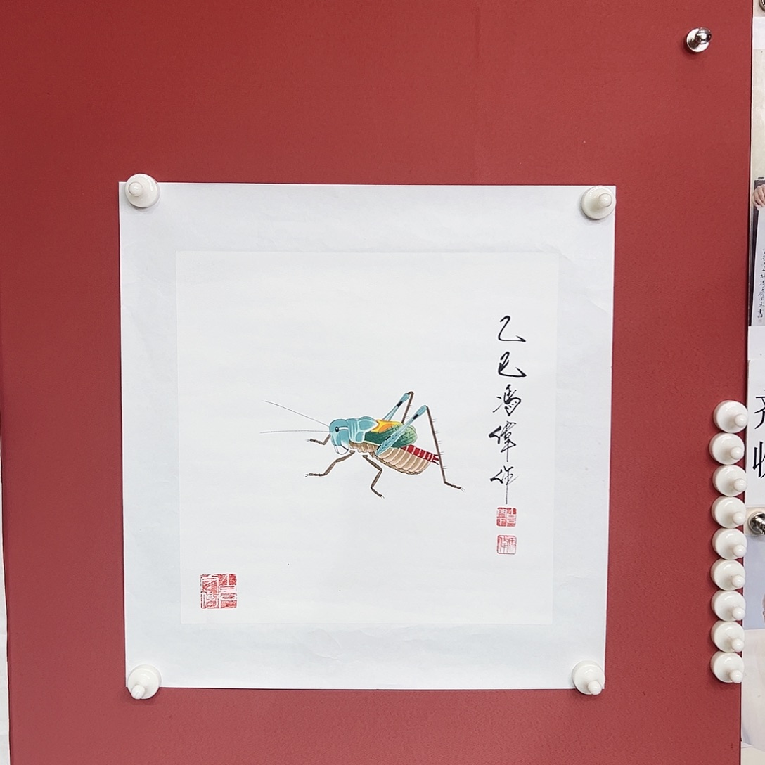 国画冯伟老师亲笔手绘国画作品慧 