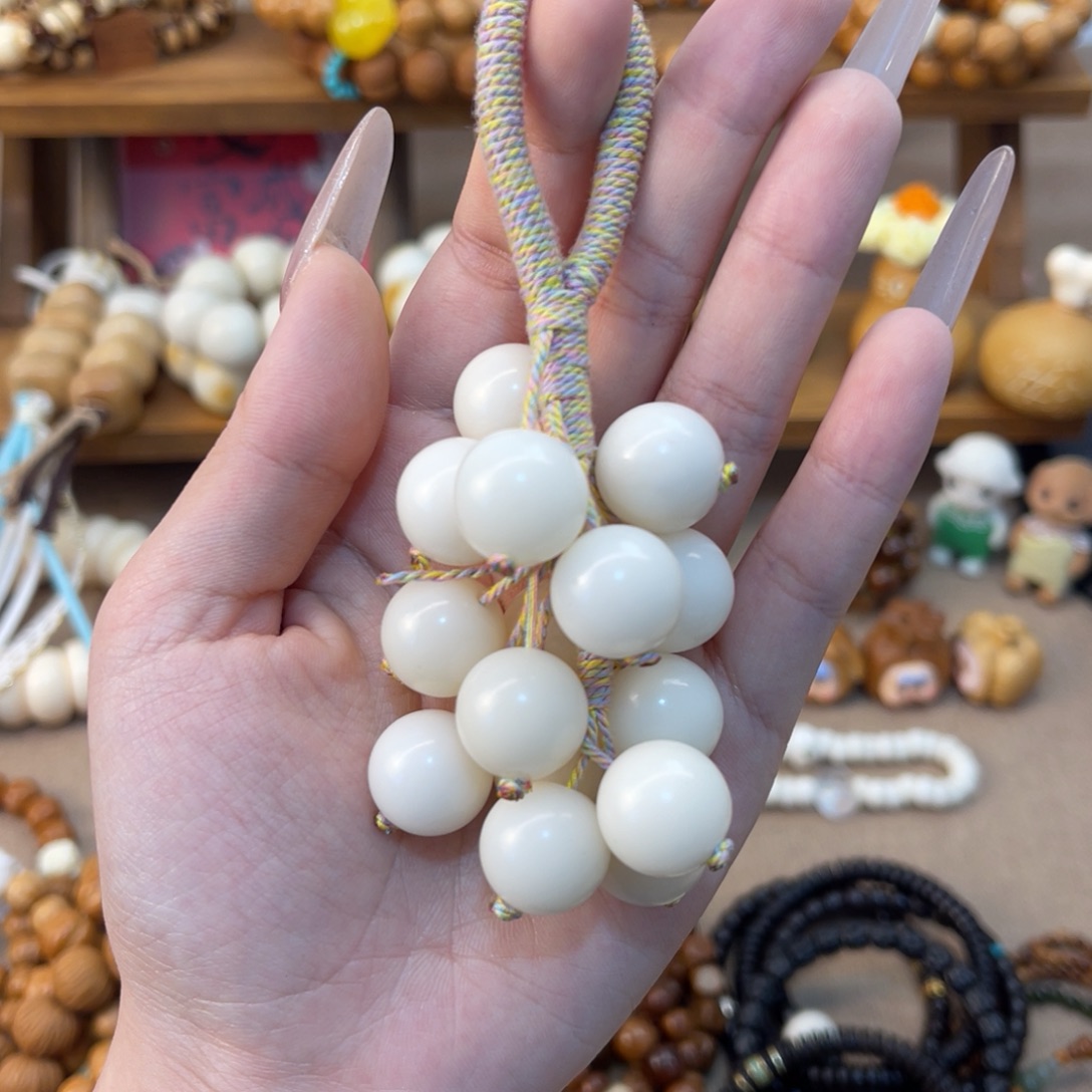 菩提根/象牙果吊坠菩提根葡萄串