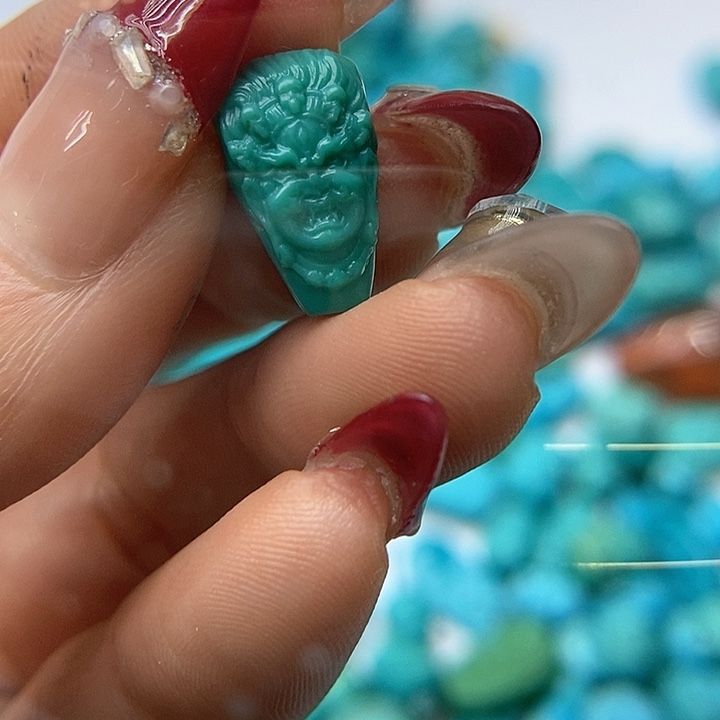 绿松石珠宝奇石未镶嵌