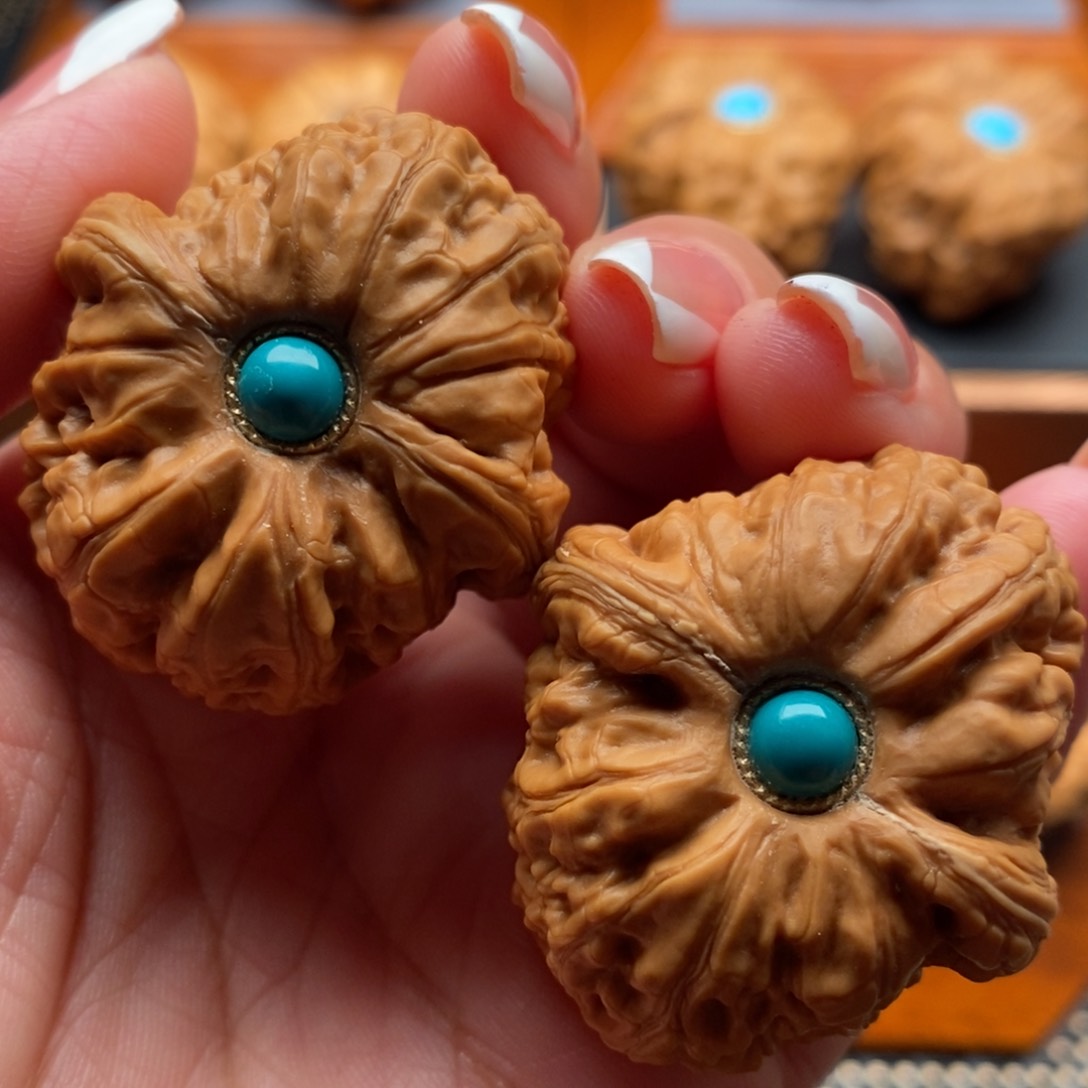 文玩核桃把件41尺寸全品平谷元宝