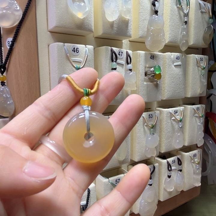 玛瑙/玉髓颈饰未镶嵌用****2