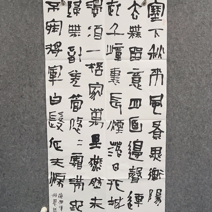 书法曹述林书法作品软片