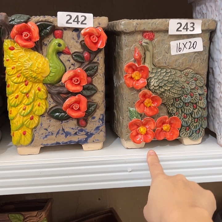 紫砂花盆粗陶材质多肉花盆