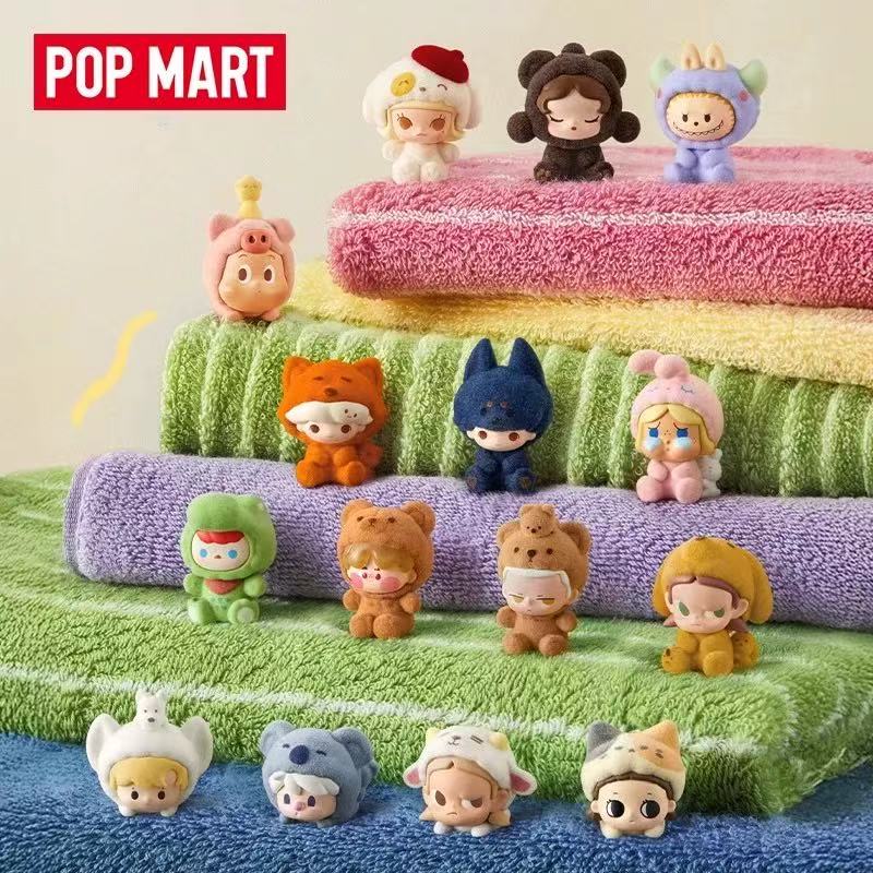 POPMART泡泡玛特睡衣变装萌粒睡衣派对系列盲盒