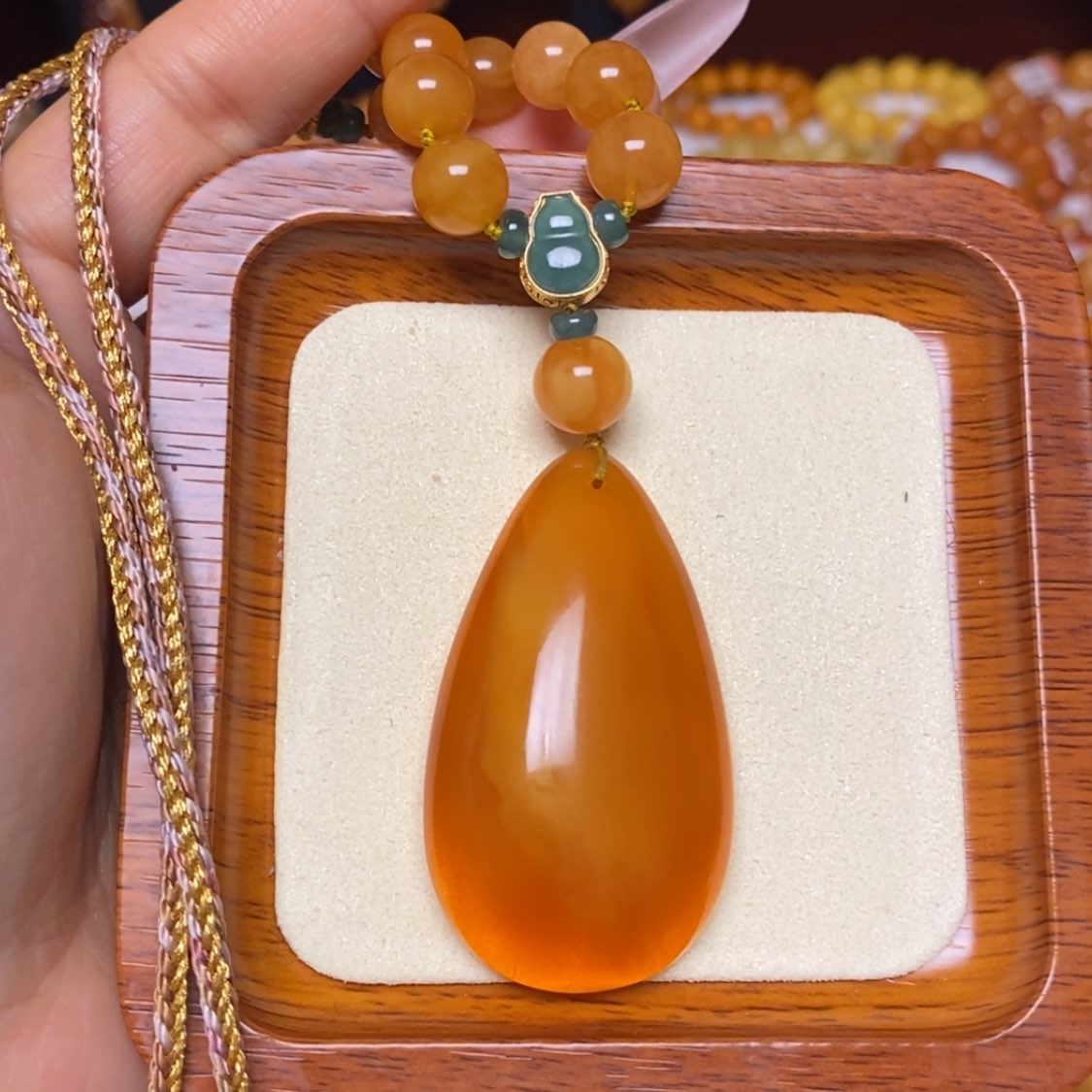 【闪购商品】蜜蜡颈饰未镶嵌项链