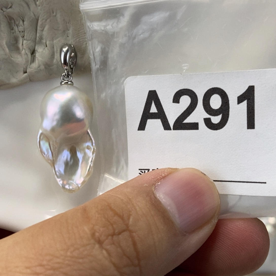 淡水珍珠吊坠(不含链)合金