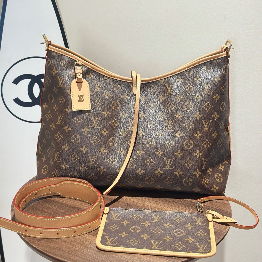 99新 LouisVuitton/路易威登  carryally 中号芯片 