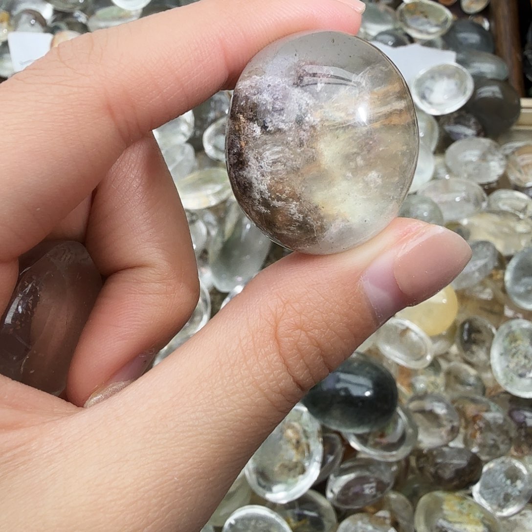 观***蓝珠宝半成品水晶未镶嵌