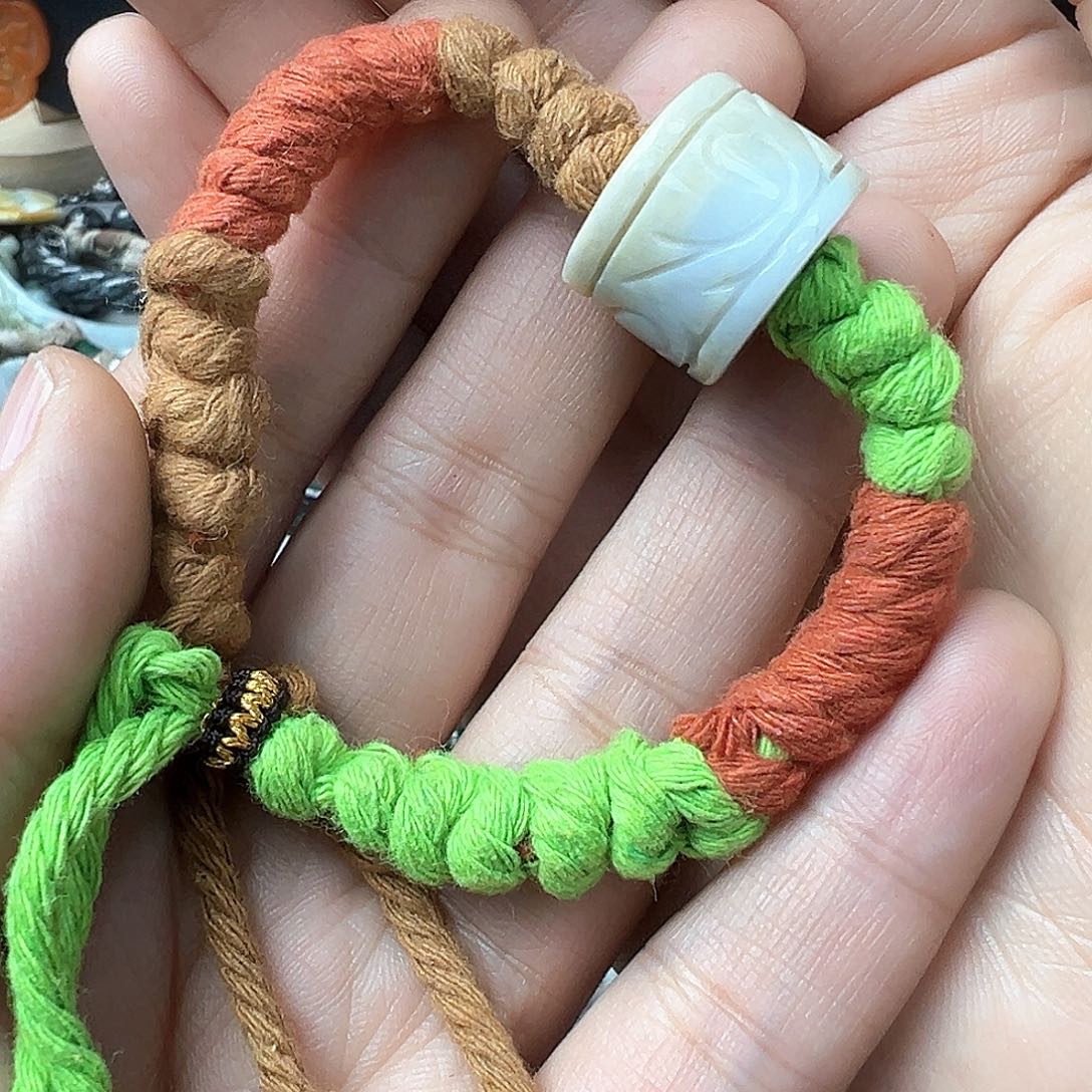 翡翠手链未镶嵌炸