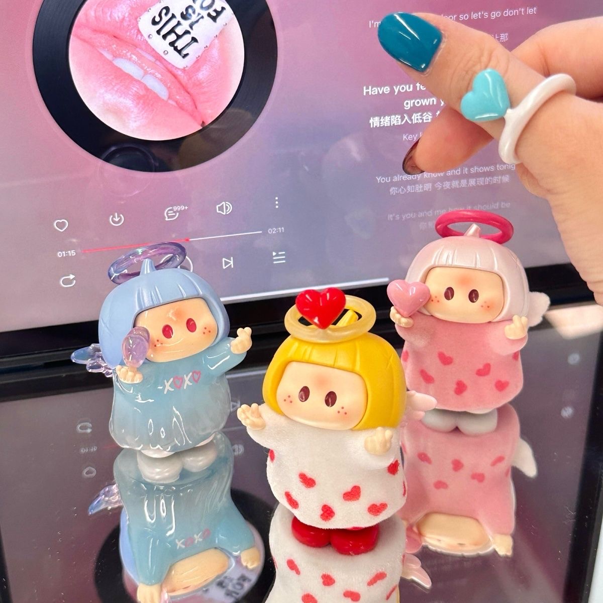 【拆盒】右右酱指环爱神系列潮玩摆件盲盒-小雨潮玩景观设计盲盒