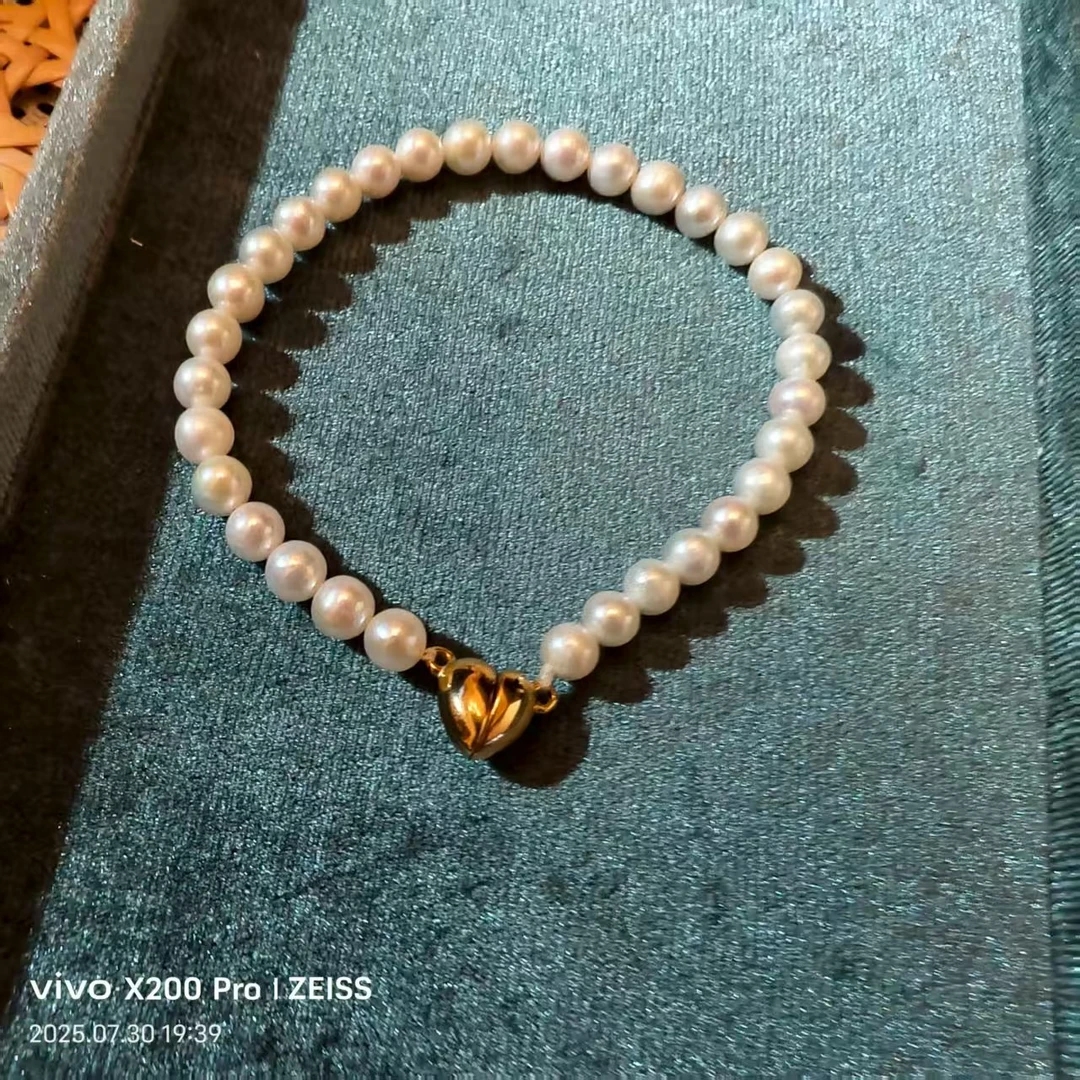 合金贝壳手链 小金心 手链 时尚百搭设计 小众高级感ins风简约