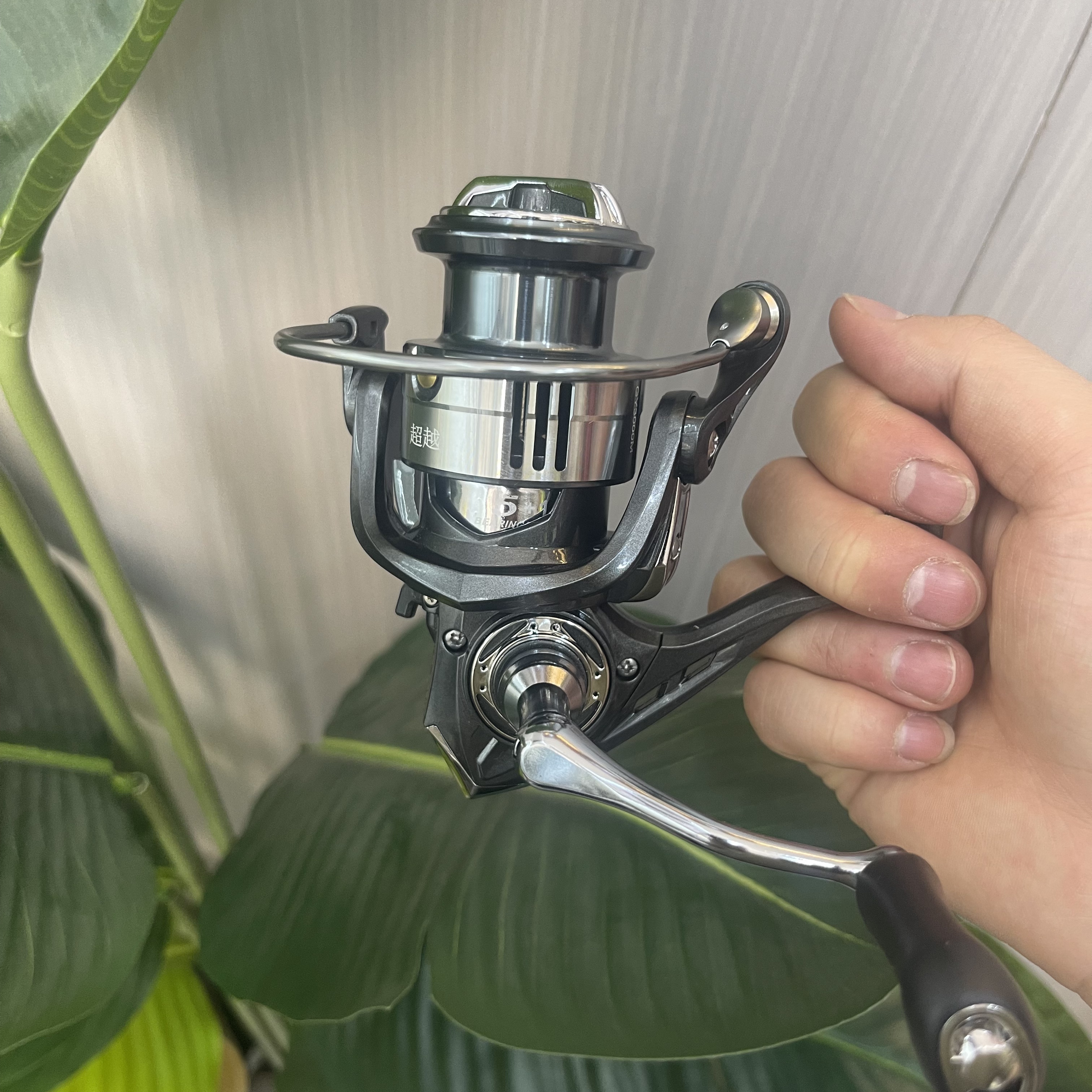 超越纺车轮金属线杯远投滑漂矶竿钓鱼轮斜口线杯轮子渔轮海竿轮