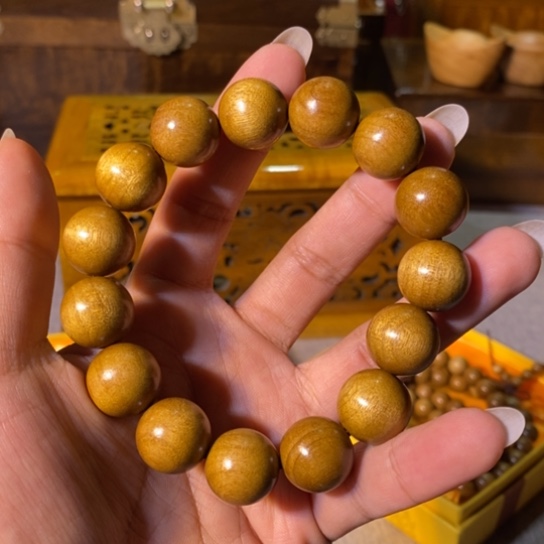 金丝楠金丝楠木1.5手串