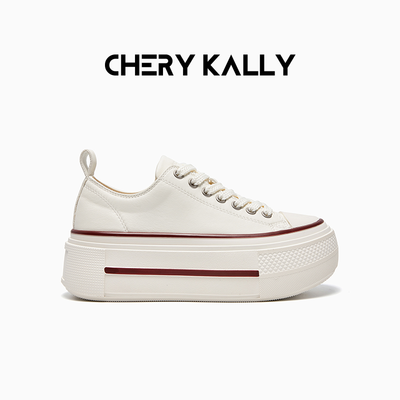 CHERY KALLY厚底透气板鞋时尚休闲鞋女鞋潮流增高运动鞋963XB5575