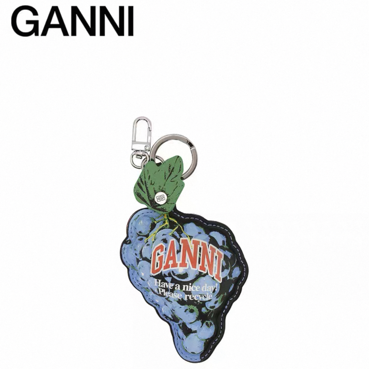 GANNI 25FW 设计师品牌 葡萄钥匙扣WHATsUP