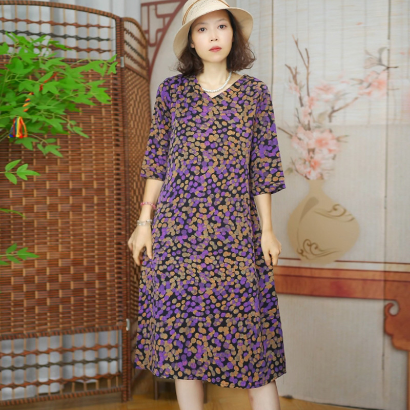 51 波点夏季女士连衣裙