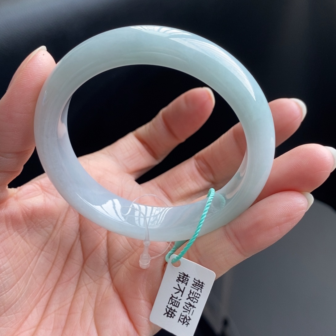 未镶嵌手镯翡翠风***人54正圈