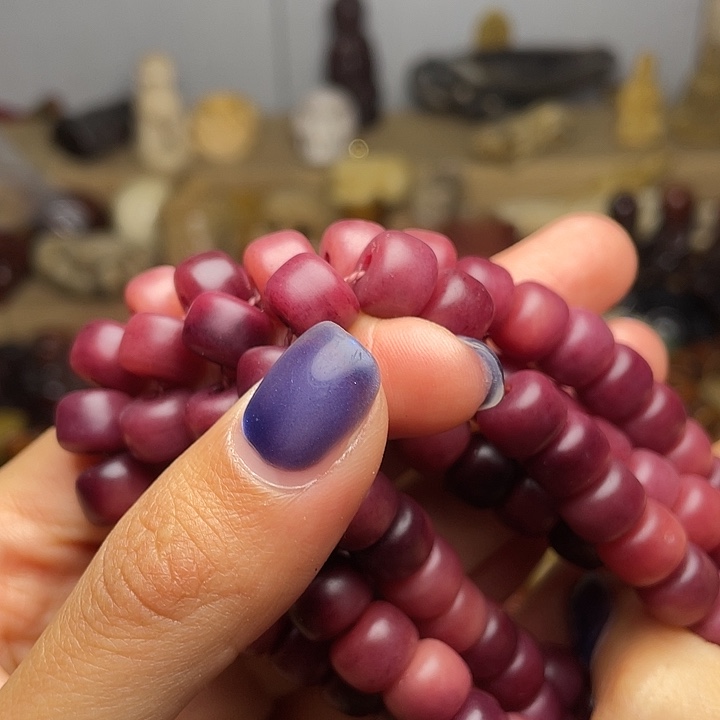 牛骨手串/手链微瑕1.0紫血料项链