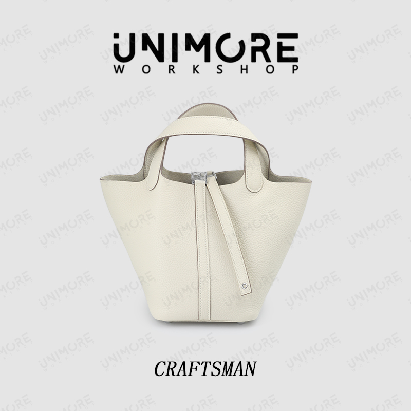 造物至定制【银扣奶昔白全手菜菜子】原厂皮 原钢五金 手缝蜡线