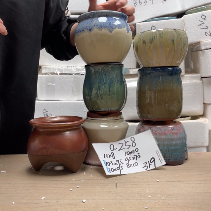 粗陶多肉花盆微瑕258